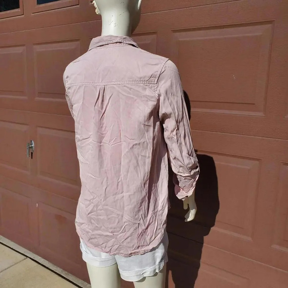 Nordstrom Thread & Supply 100% Lyocell Women's Size Medium Button Down Shirt EUC - Picture 11 of 15